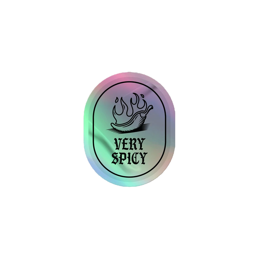 Very Spicy Flames Holographic Sticker product image (1)