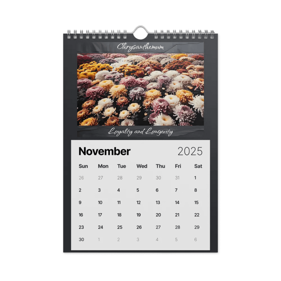 2025 Flowers of the Month Calendar product image (38)