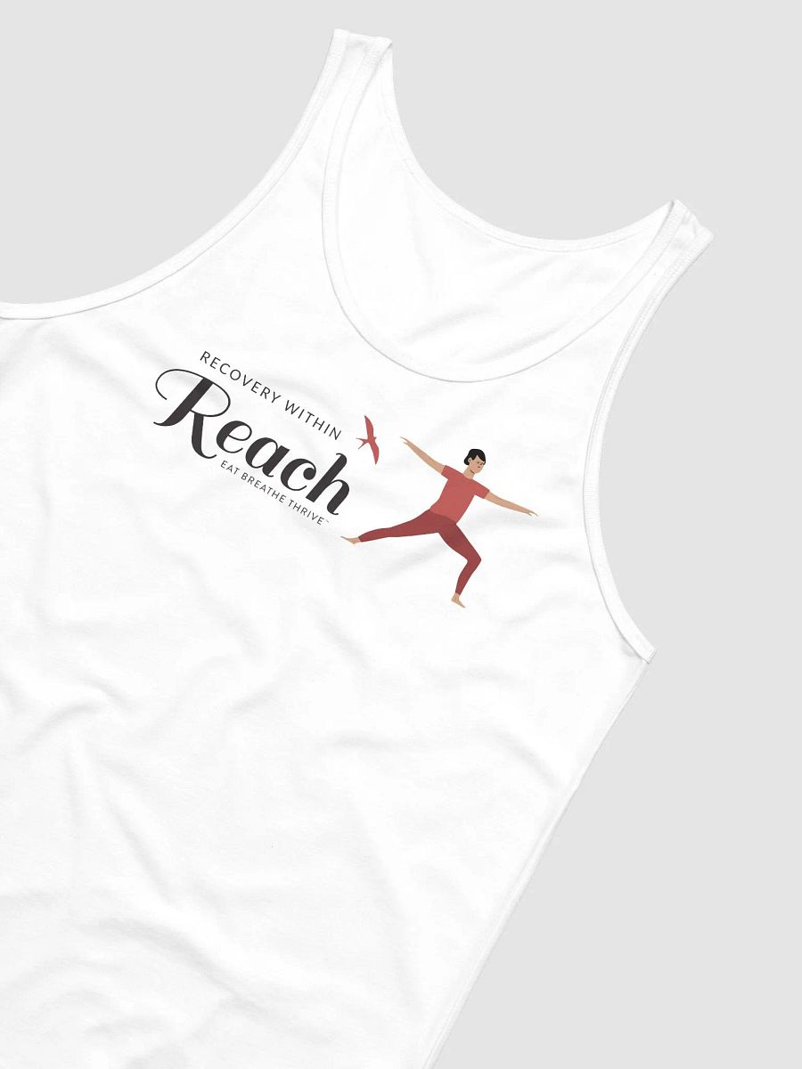 Recovery within Reach | white tank warrior pose product image (2)
