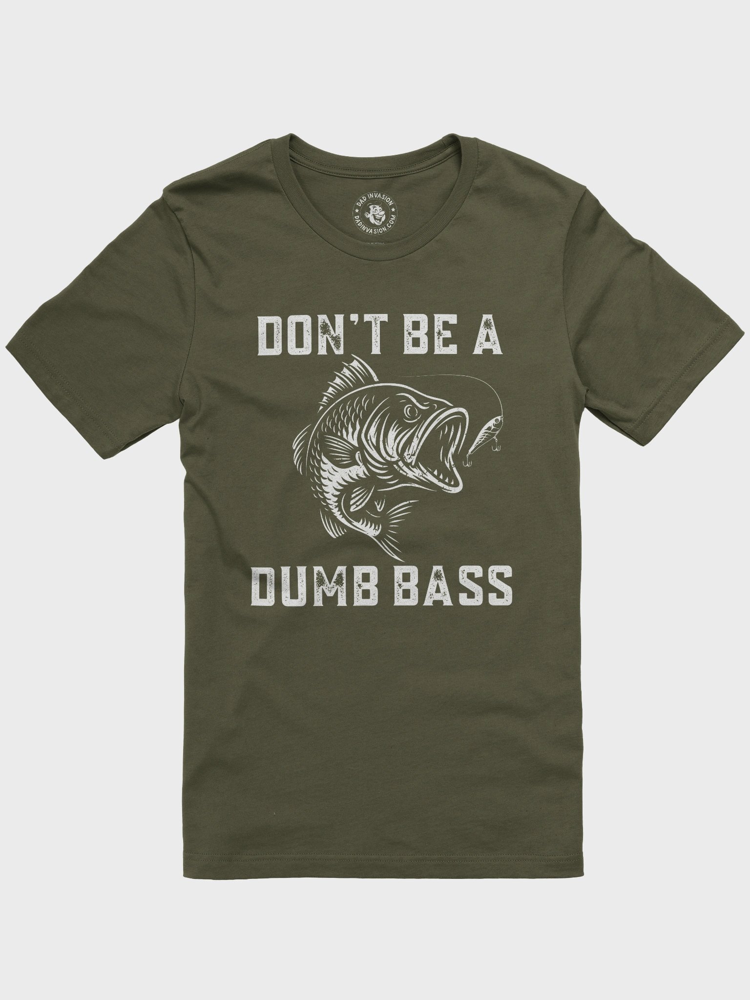 Funny Fishing Dad Shirt – Don’t Be a Dumb Bass T-Shirt product image (1)