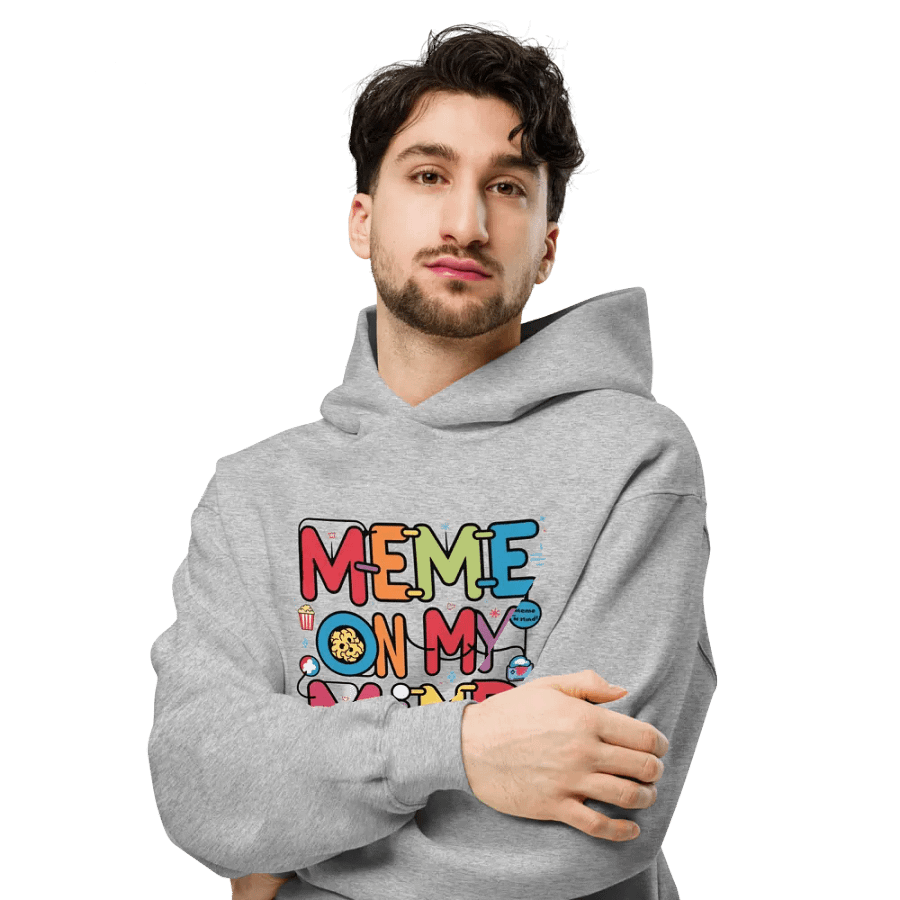 Meme On My Mind Oversized Hoodie product image (36)