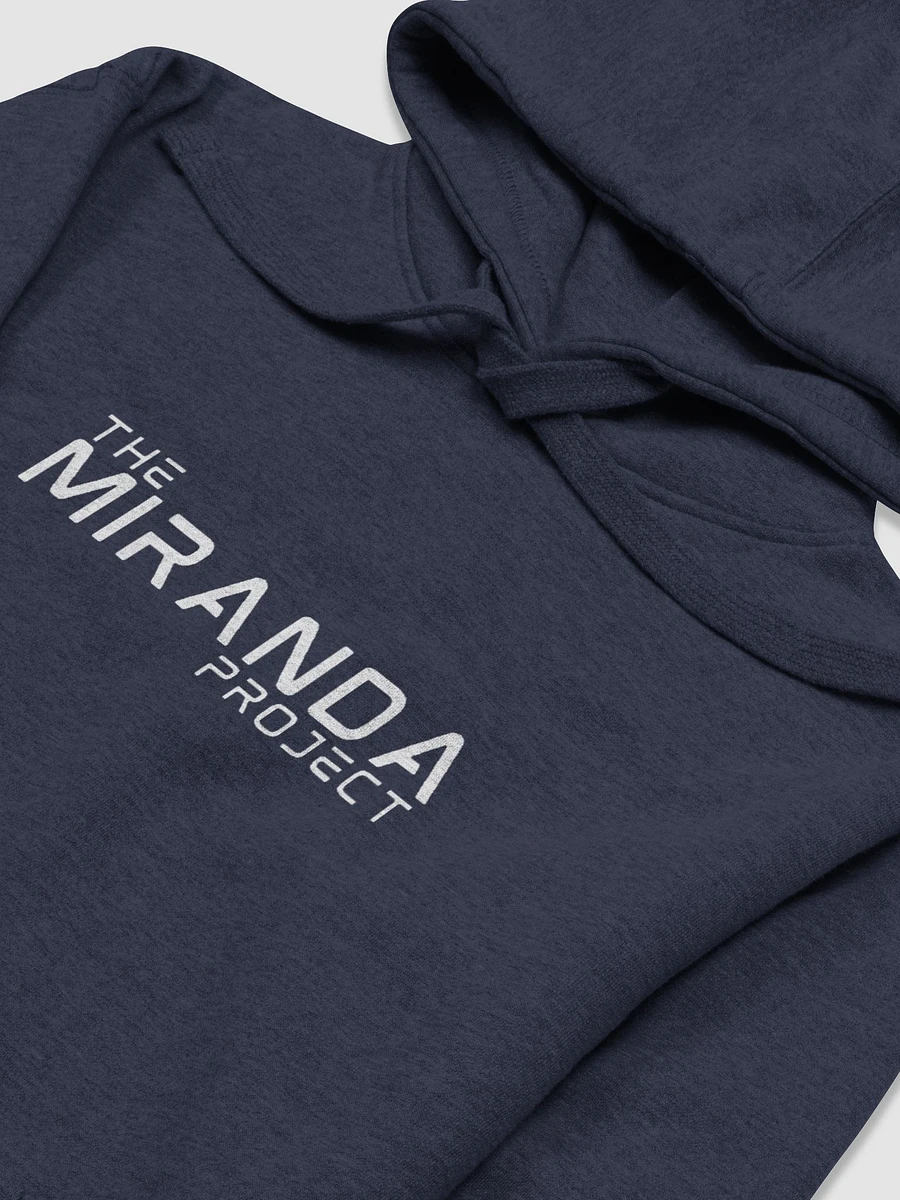 The Miranda Project White Logo Unisex Pullover Hoodie Back Graphic product image (16)
