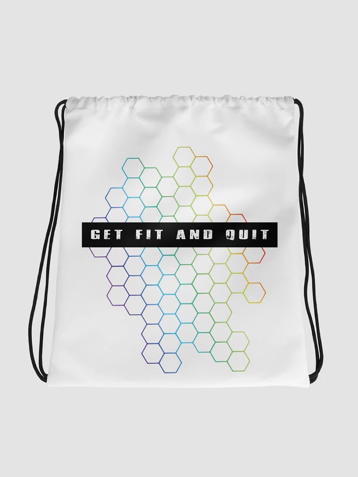 Get Fit and Quit Drawstring Bag product image (1)