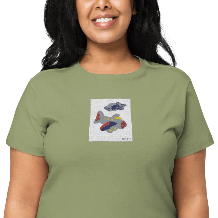 Kid Airplane (Cotton Heritage Women's High-Waisted Tee) product image (1)