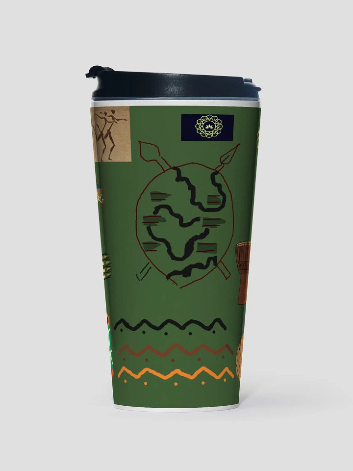 Afro-Cultural Vibes Stainless Steel Travel Mug product image (1)