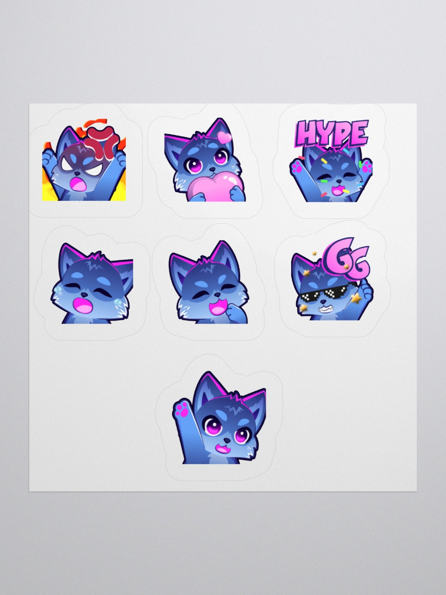 Wolfie Stickers product image (2)