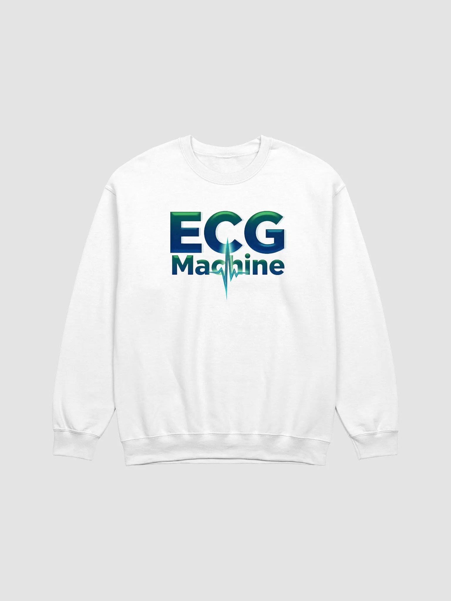 Heartbeat ECG Machine Crewneck Sweatshirt product image (4)