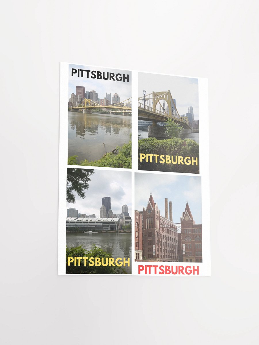 Pittsburgh - City Scenes Collage - poster product image (9)