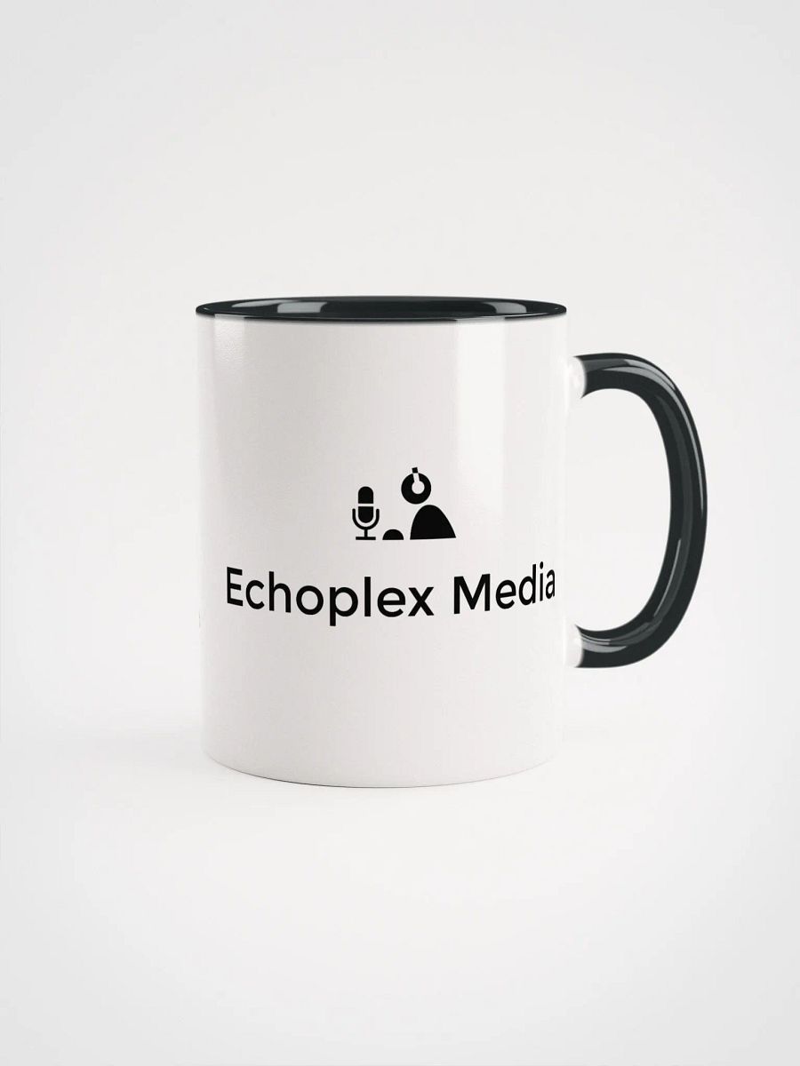 Chemtrails Plane Mug with Colored Handle product image (2)