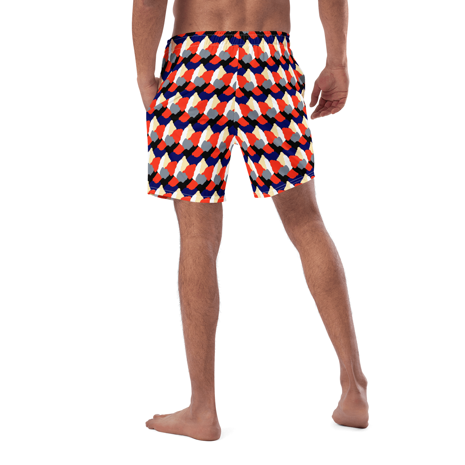 Interlocking Geometric All-Over Swim Shorts product image (5)