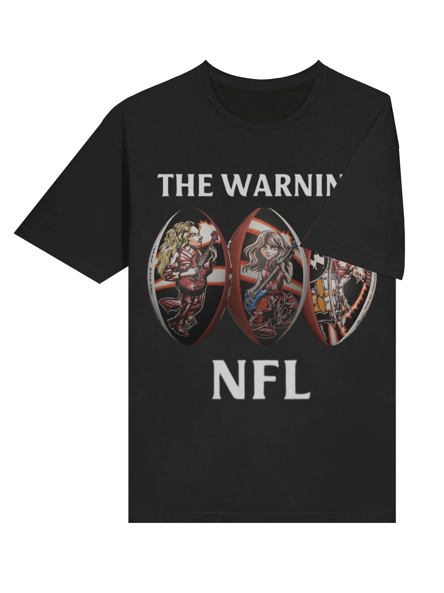 Musical Footballs NFL T-Shirt product image (6)