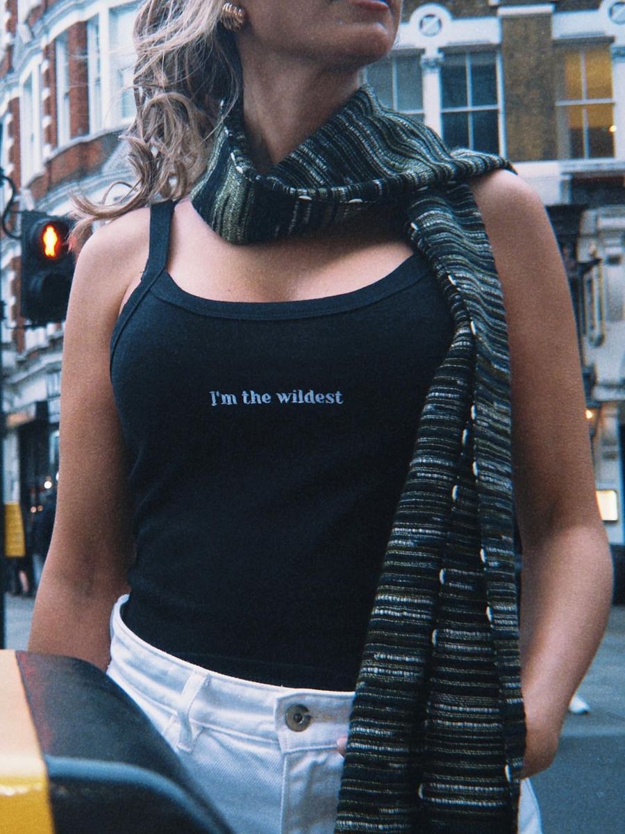 Tank Top Essential I'm The Wildest - Black product image (2)