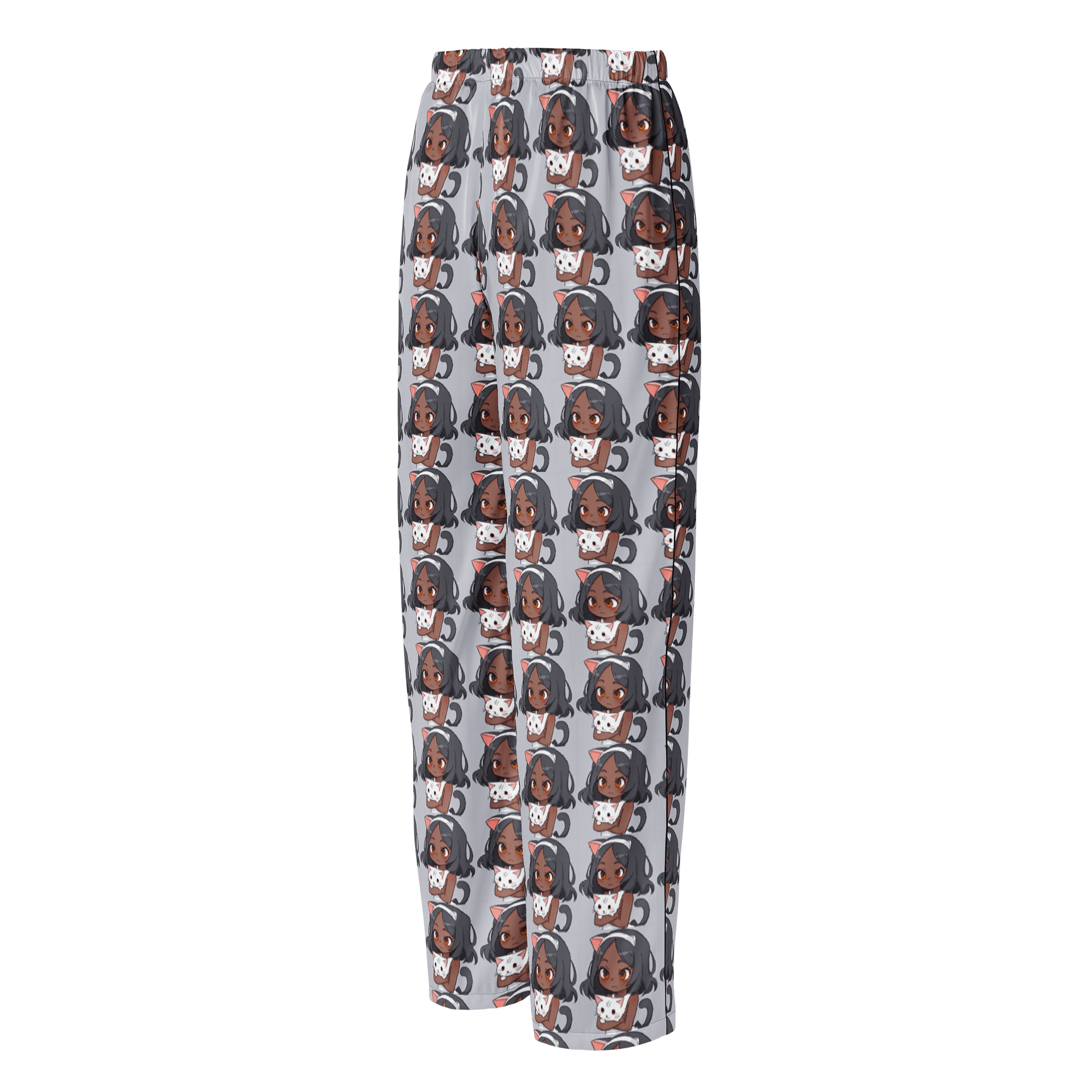 Chic Comfort: Silky All-Over Print Women's Pajama Pants product image (3)