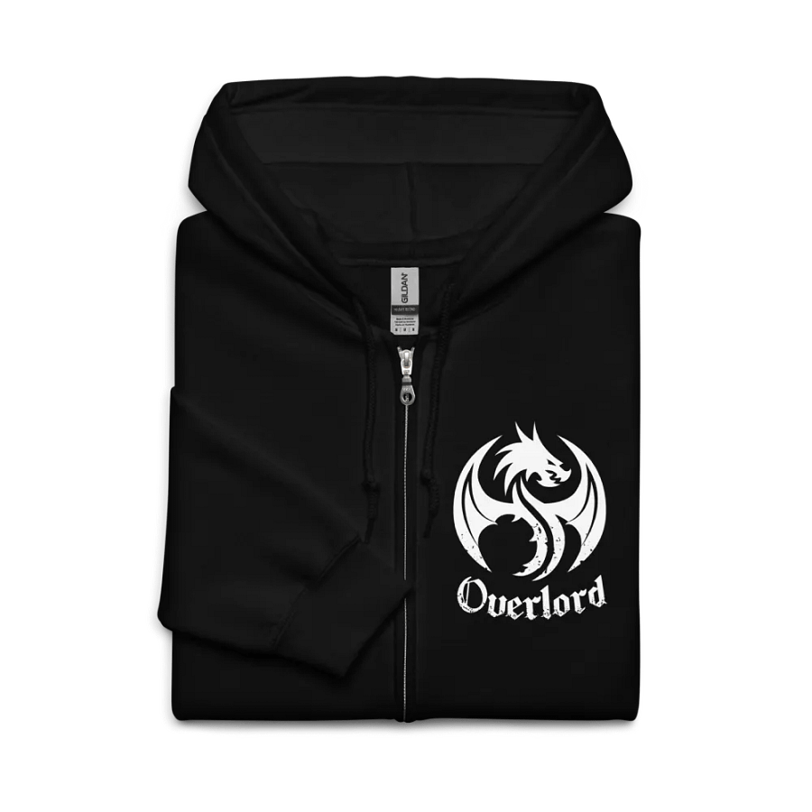 Overlord Heavy Blend Zip Hoodie (White) product image (3)