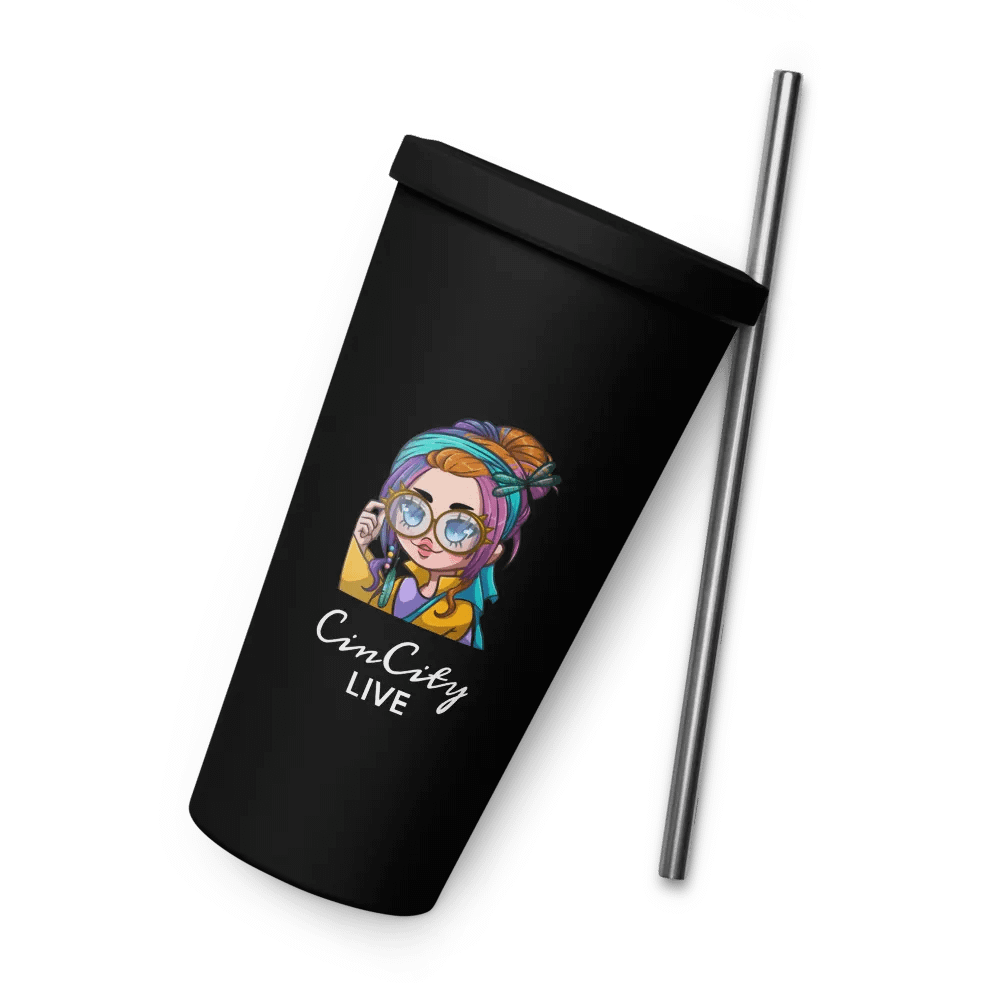 CinCityLive Insulated Tumbler w/ Straw product image (9)