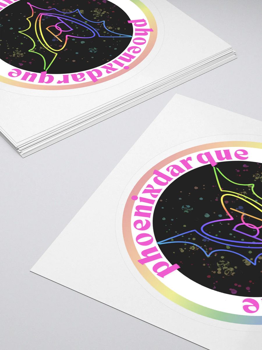 Rainbow Phoenix Sticker product image (4)