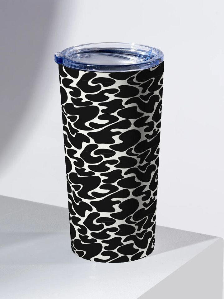 Tumbler - Abstract black and white pattern product image (2)