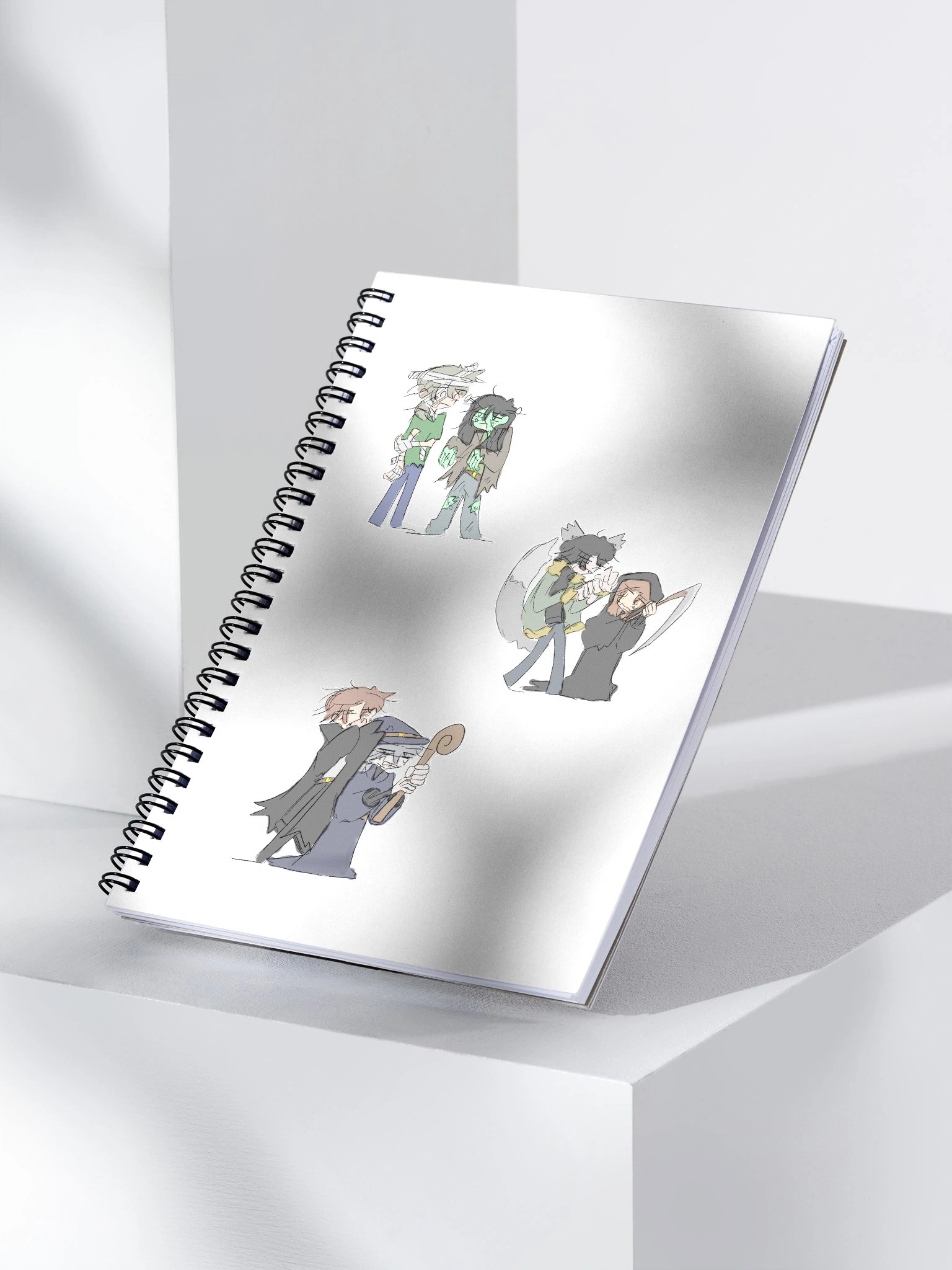 Waku waku high school students Halloween notebook product image (3)