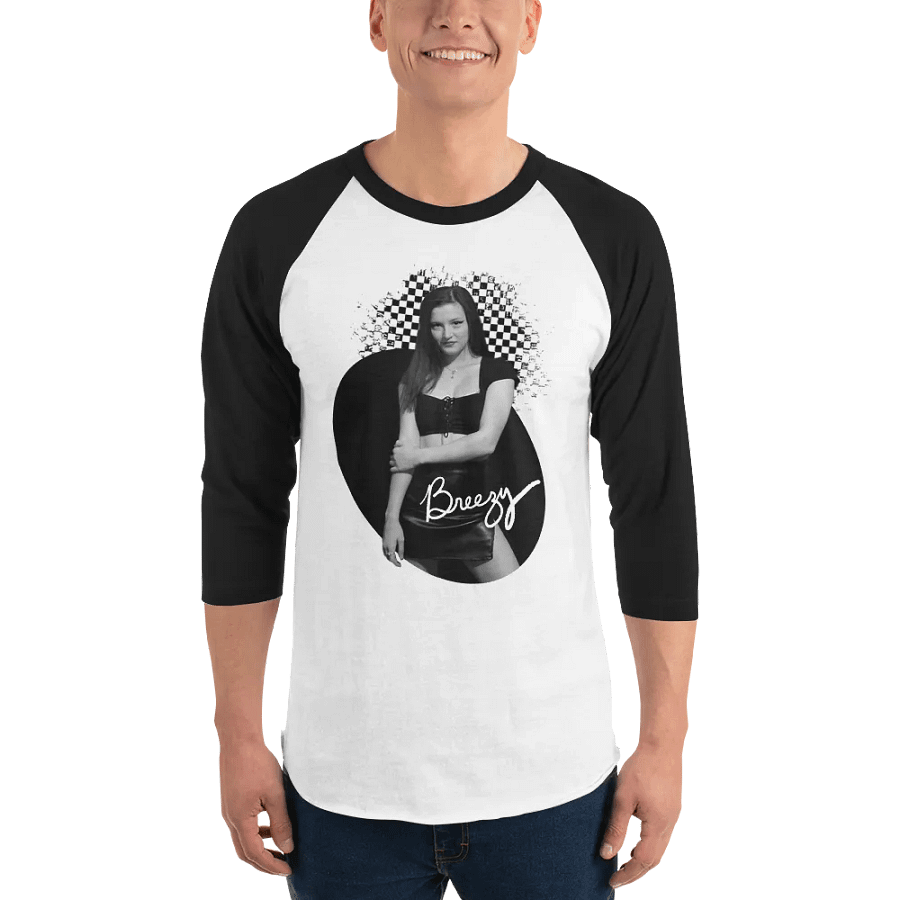 Breezy B&W Raglan Tee! product image (1)