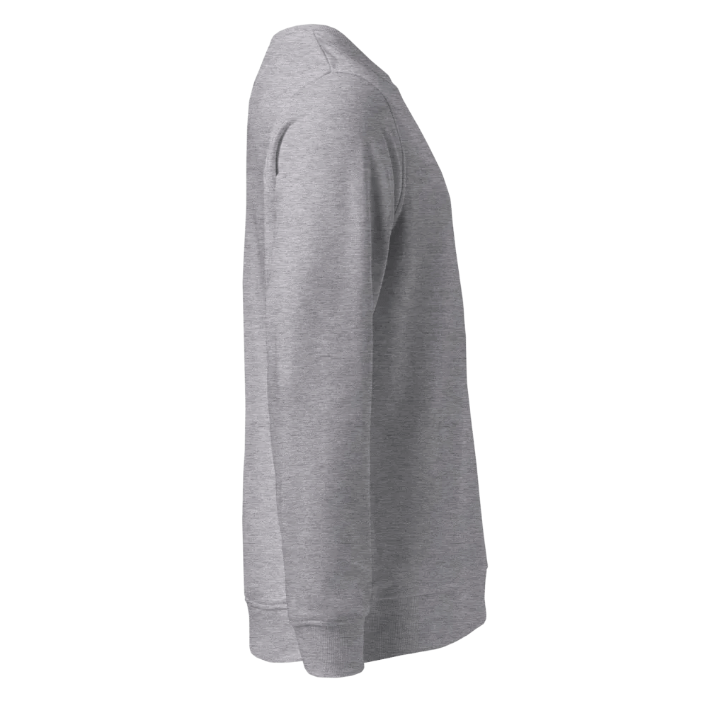 Embroidered Circle Crewneck (Gray) product image (6)