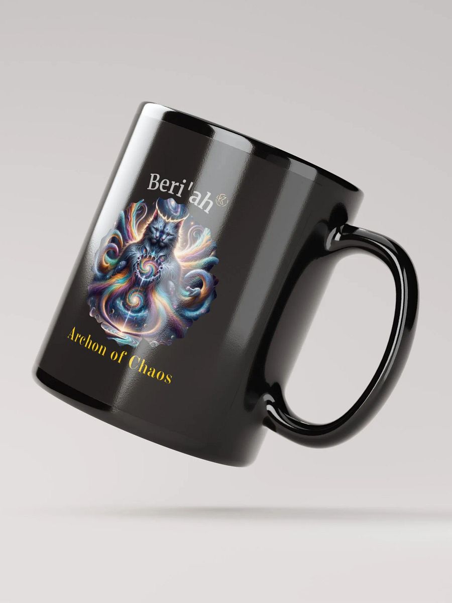 Supernal Beri´ah | Black Glossy Mug product image (3)