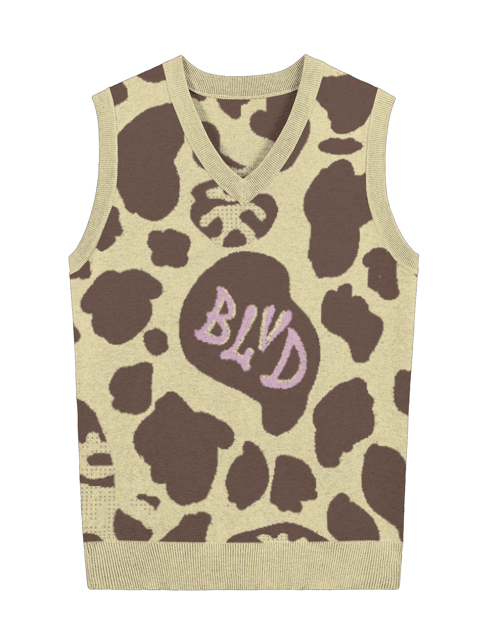 BLVD Sweater Vest Maple Moth product image (1)