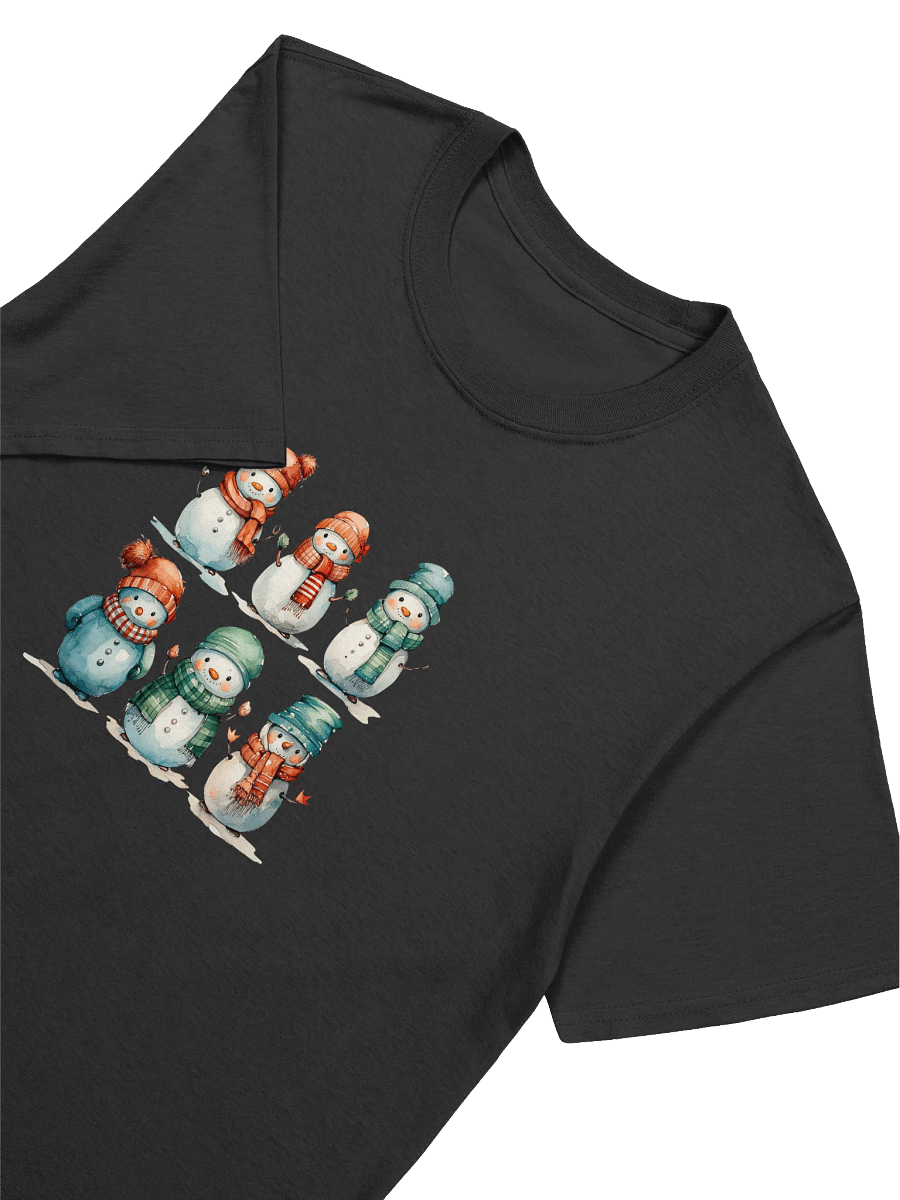 Cute Christmas Snowman Unisex T-Shirts product image (20)