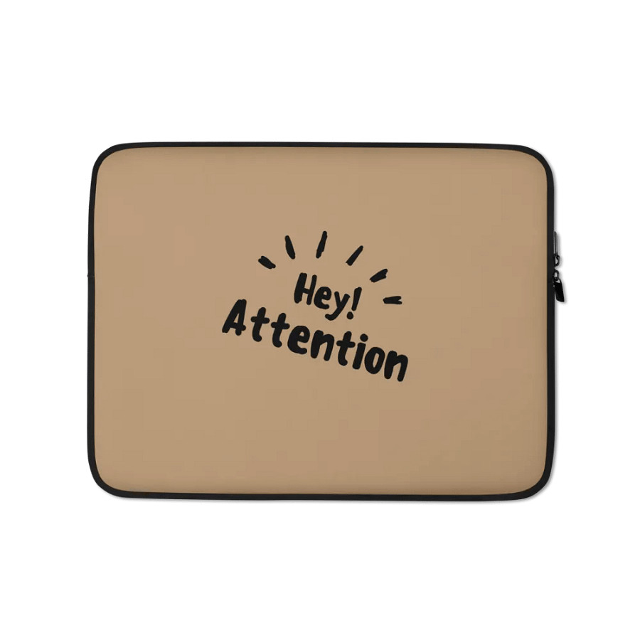 Attention Laptop Sleeve product image (1)