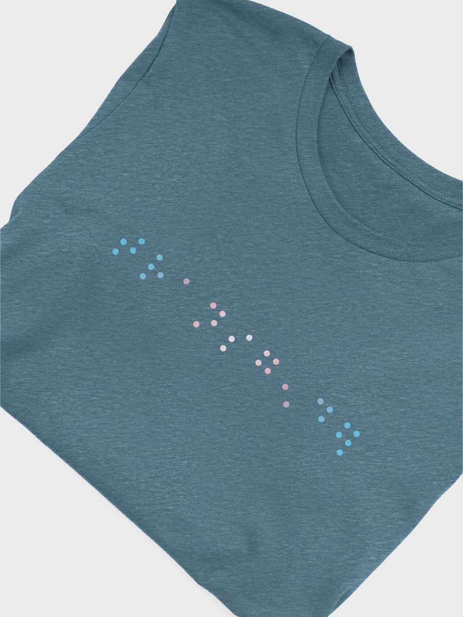 Trans Contracted Braille T-Shirt product image (5)