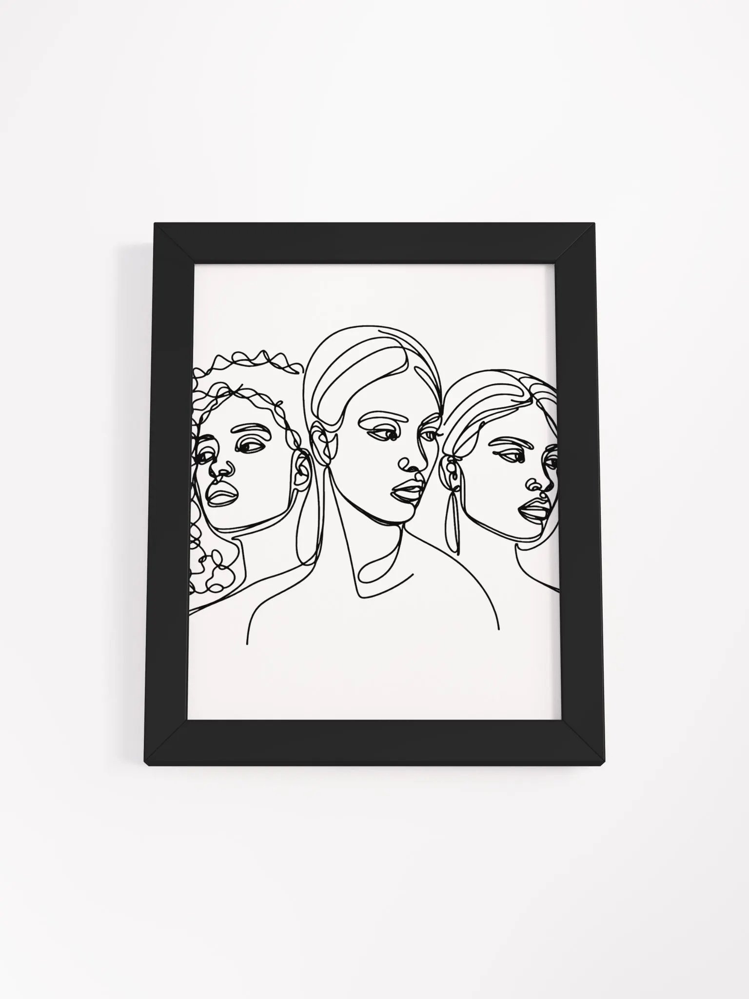 Black Beauty Line Art Framed Poster product image (4)