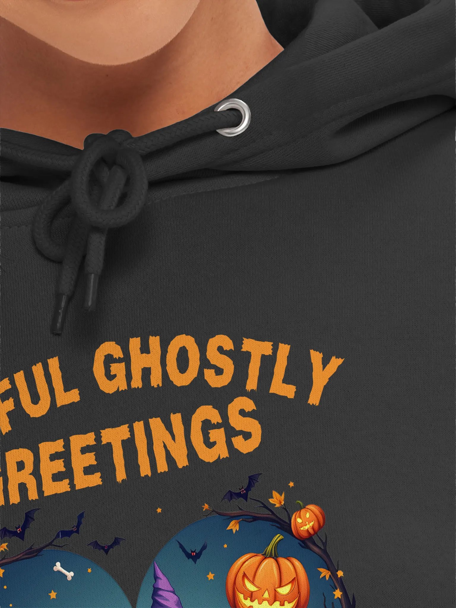 Playful Ghostly Greeting Hoodie product image (7)