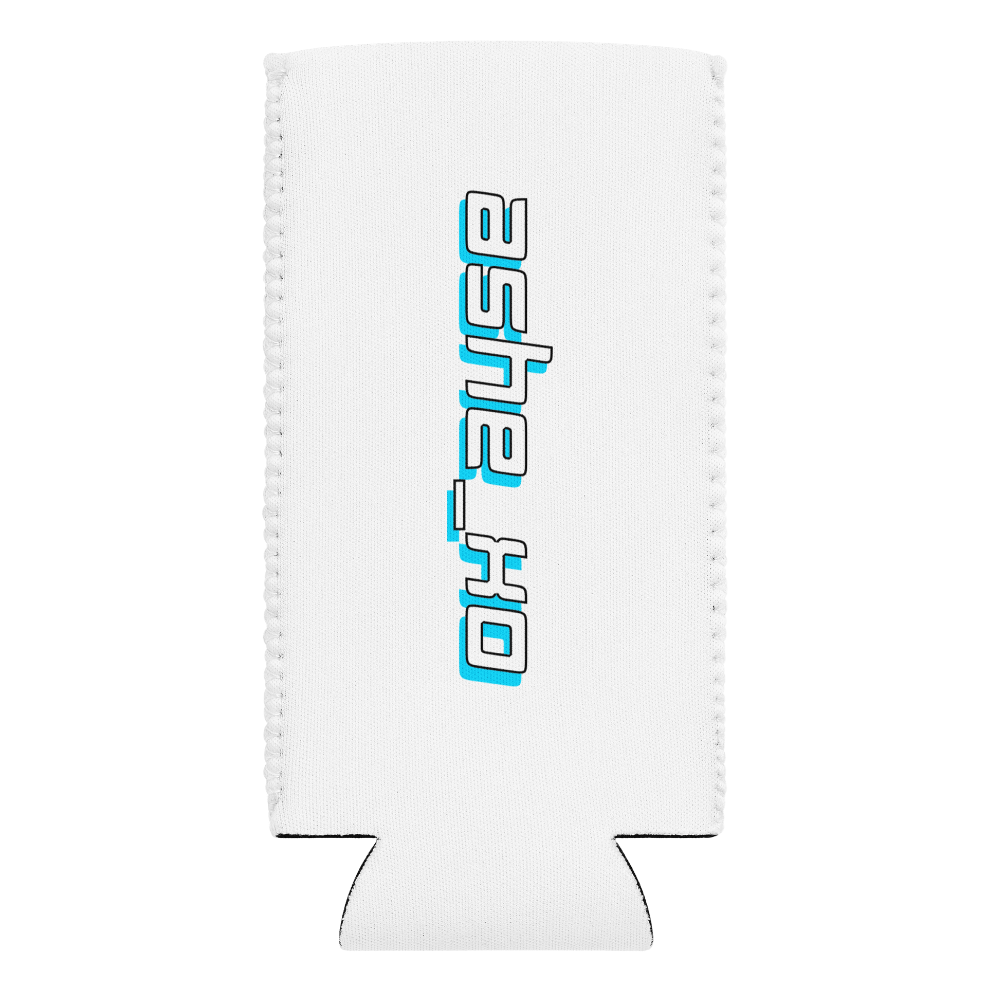 Can Cooler, White/Blue Logo product image (1)