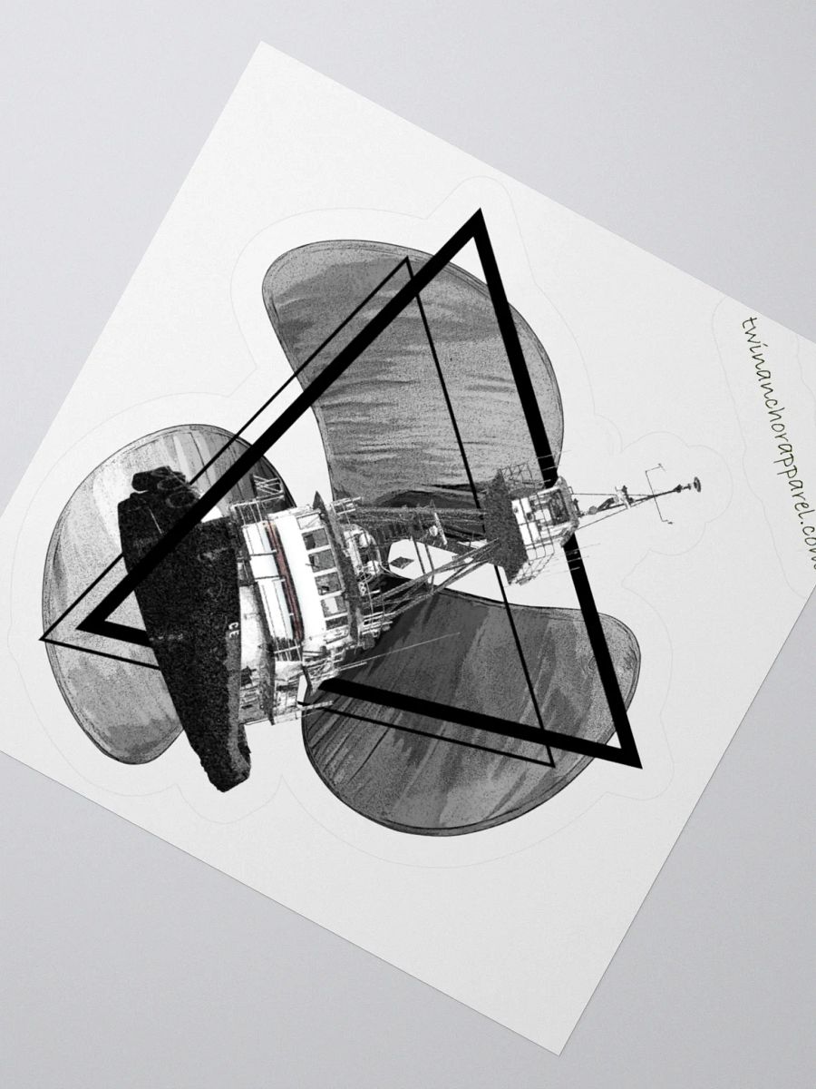 Three blade prop triangle Tug Kiss Cut Stickers product image (6)
