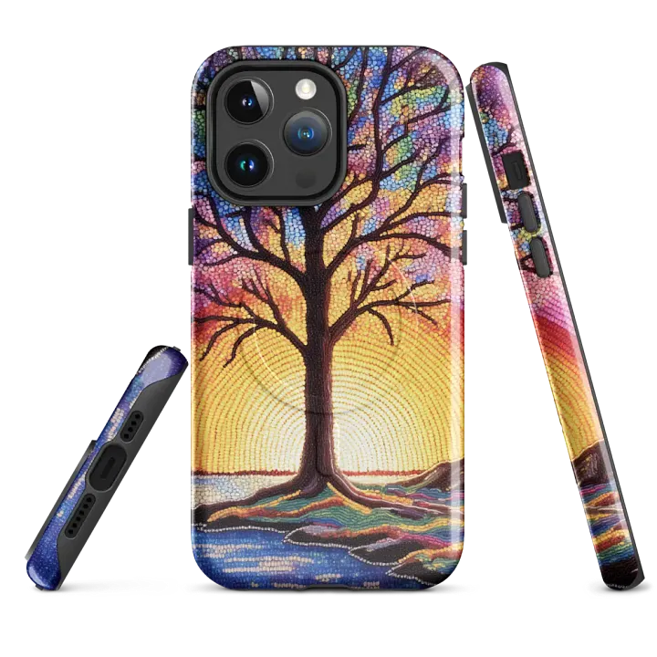 Sunset Tree Mosaic iPhone® Tough Case product image (4)