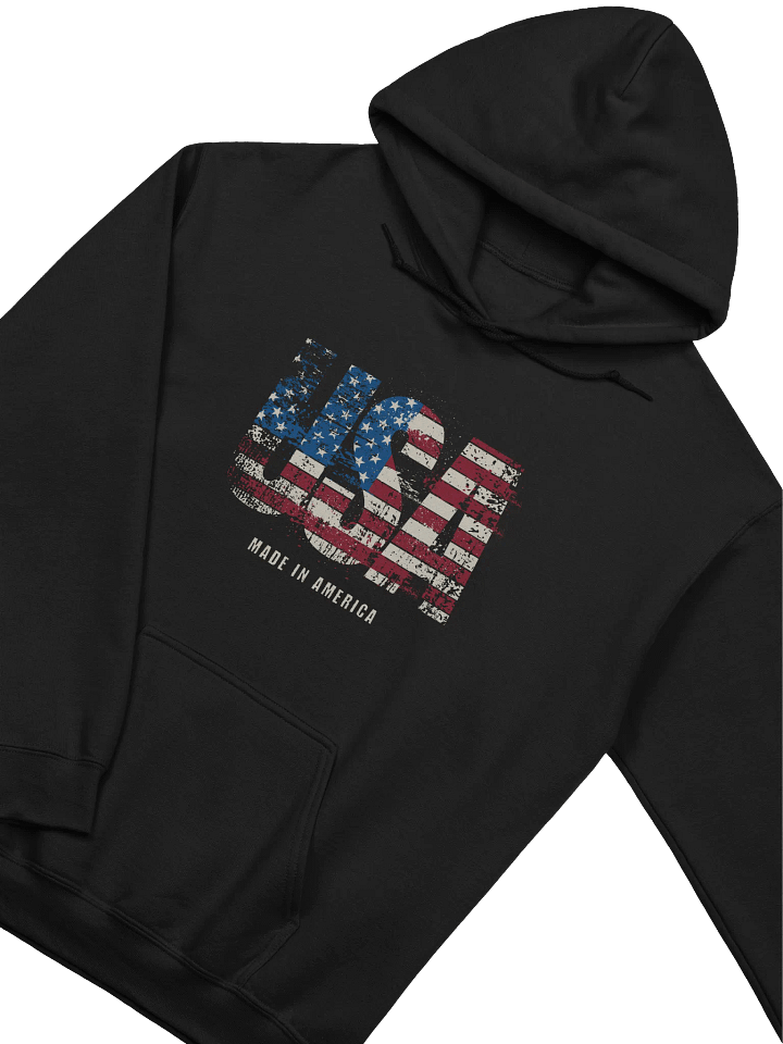 USA Made in America Hoodie | Patriotic American Flag Sweatshirt product image (2)