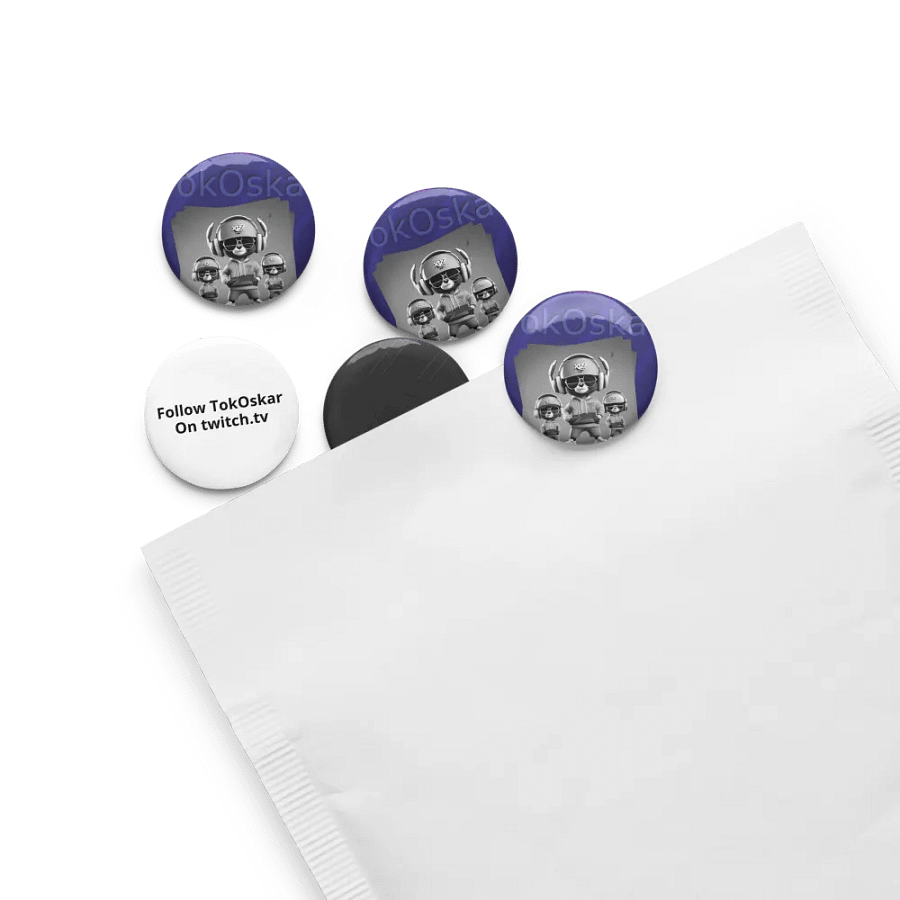 Cool Bear Pin Button Set product image (13)