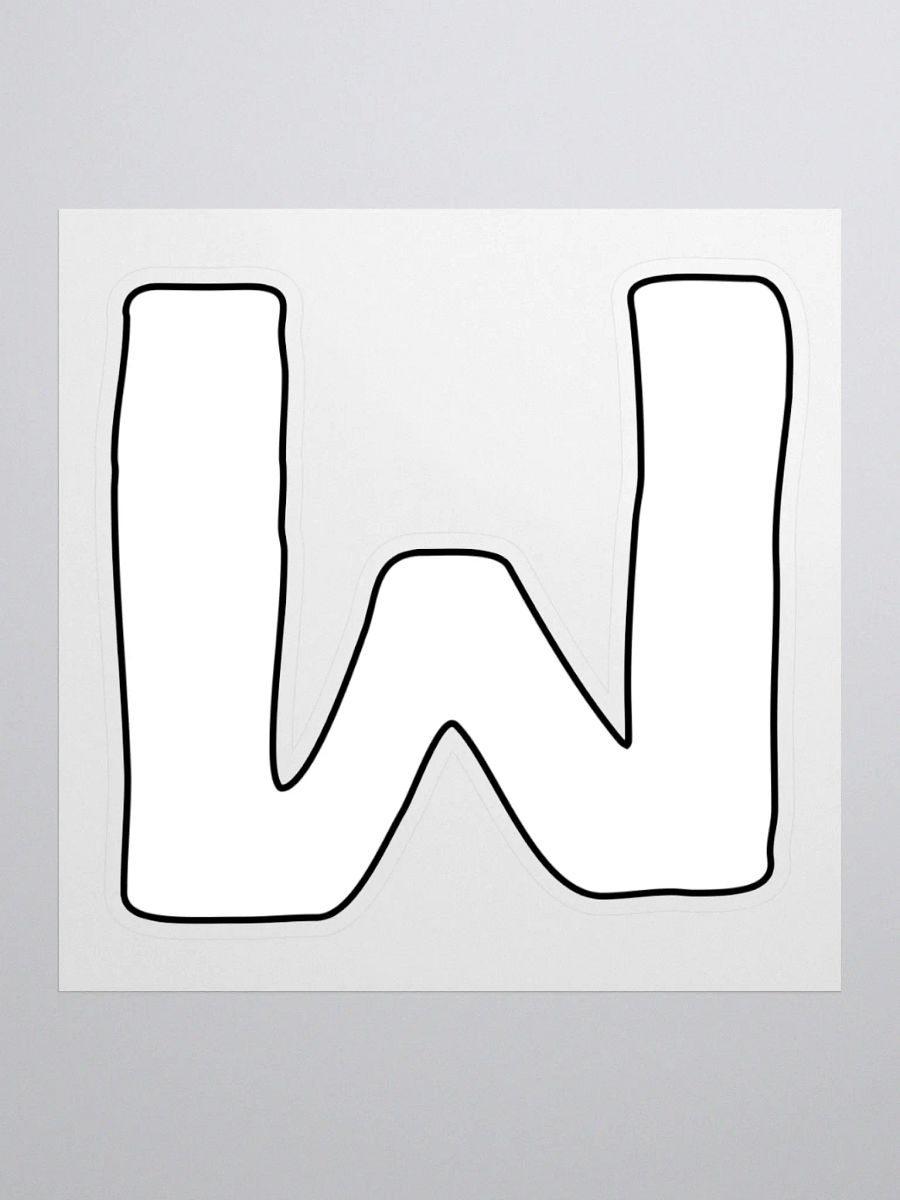 W Sticker product image (1)