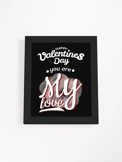Vibrant Ayous Wood Framed Matte Poster