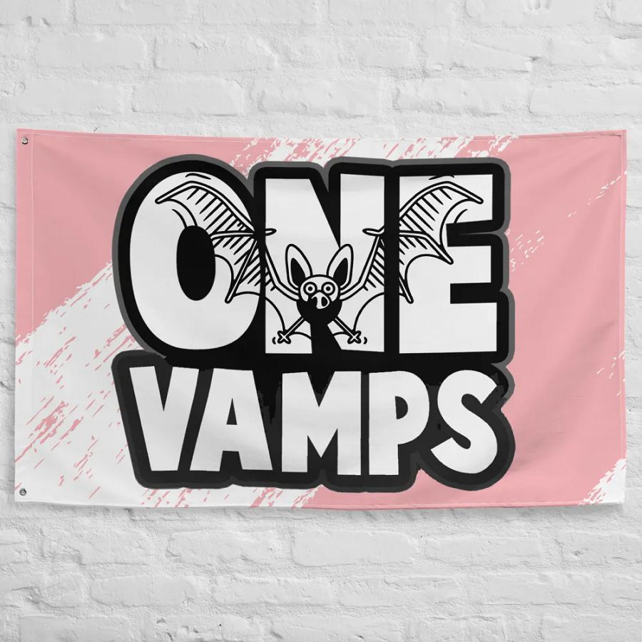Flag OneVamps With Bat-Pink Color product image (10)