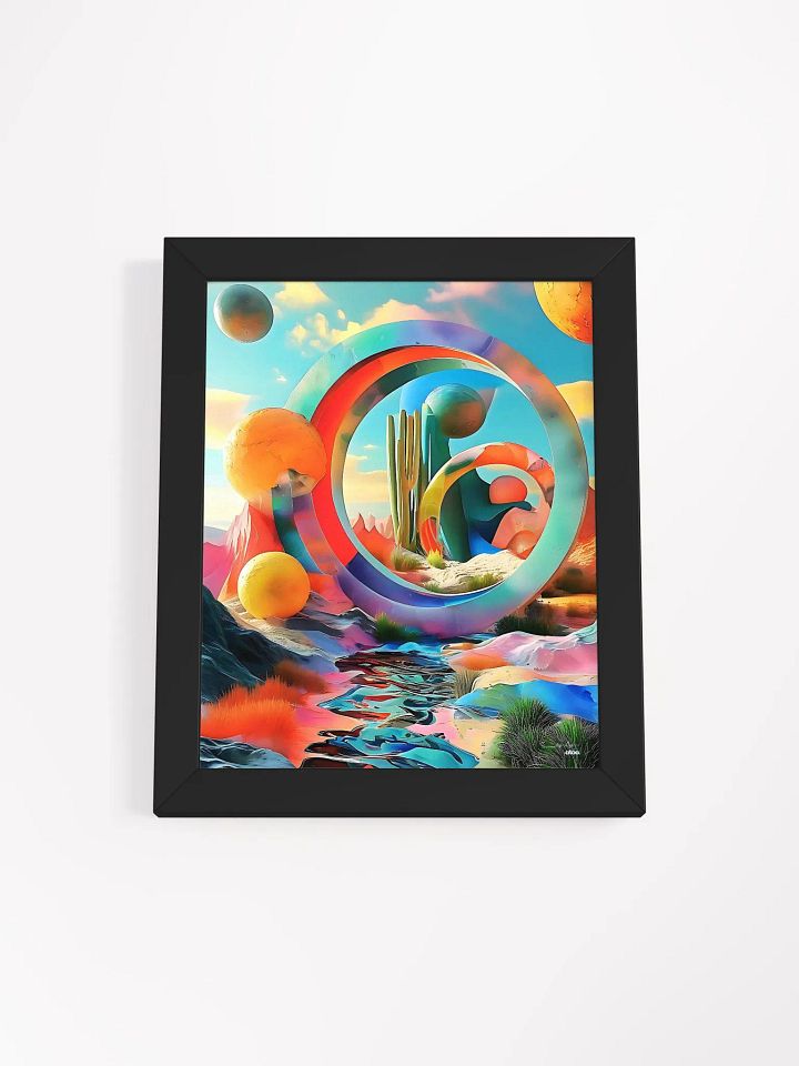 A Timeless Journey: Surreal Digital Art, Framed Painting product image (2)
