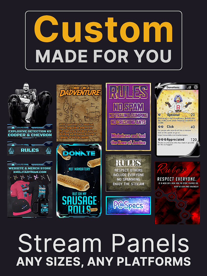 Custom Stream Panels product image (1)
