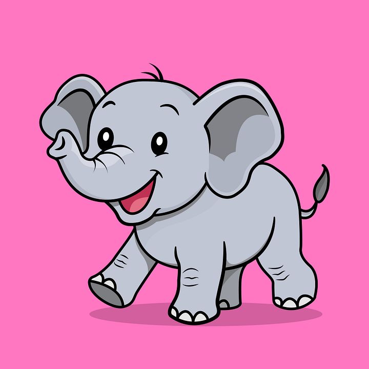 Cute Elephant Cartoon Character product image (1)