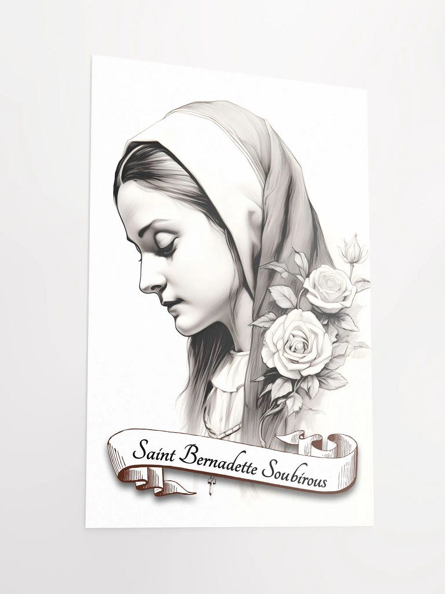 Saint Bernadette of Lourdes Poster product image (4)