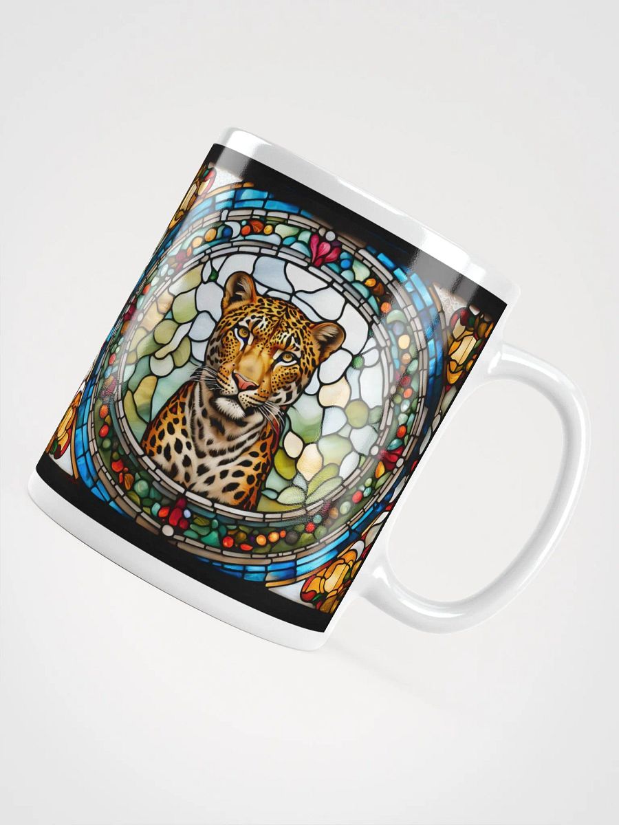 #002 Focused Leopold - Stained Glass Mug product image (8)