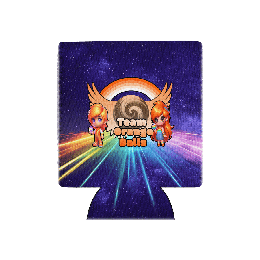 Team Orange Balls Koozie product image (1)