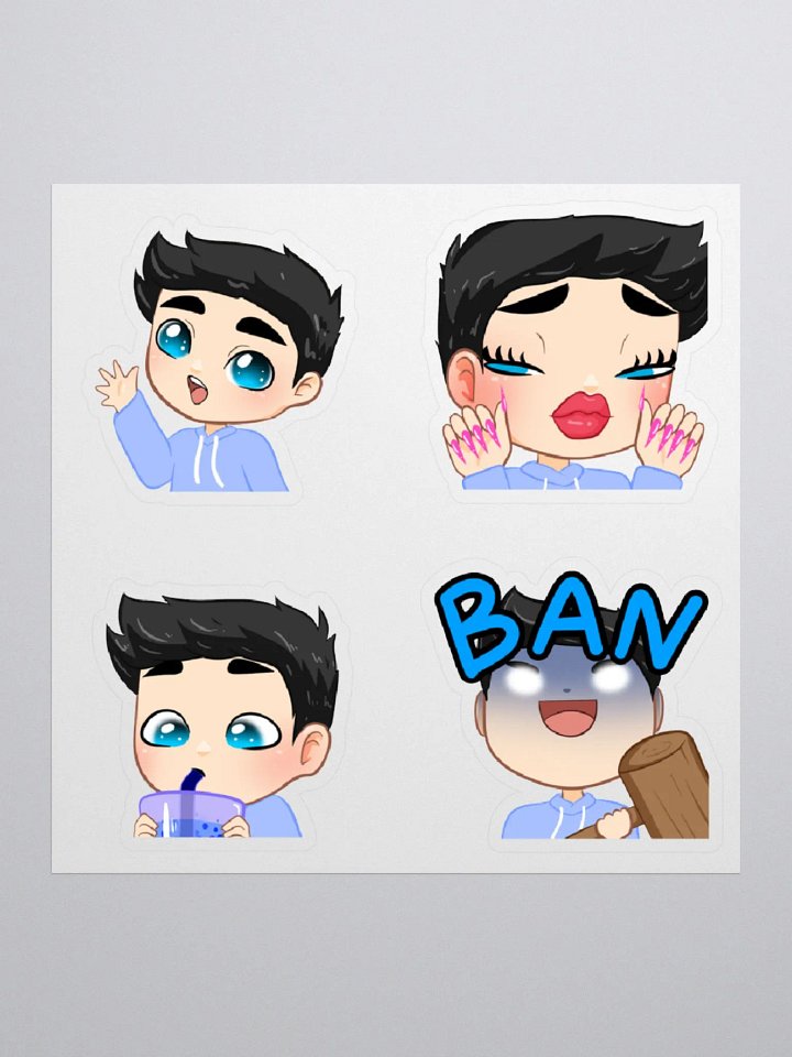 Twitch themed Stickers (4) product image (1)
