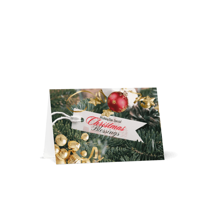christmas Bliss Greeting Card friends family colleagues product image (1)