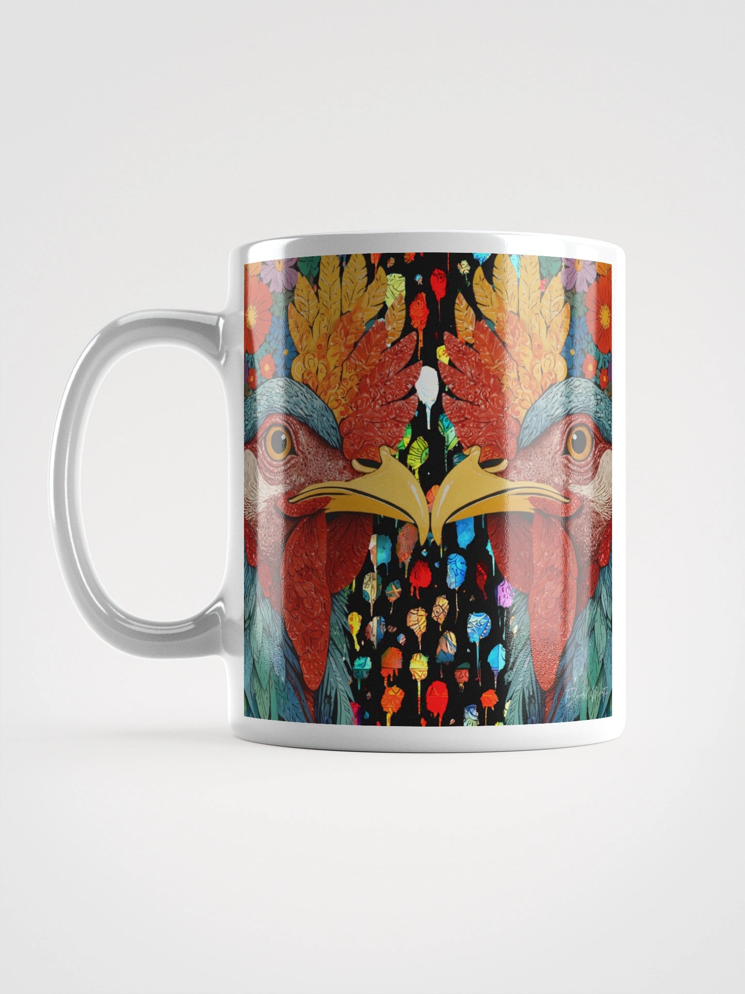 Symmetrical Rooster Rivalry Mug product image (16)