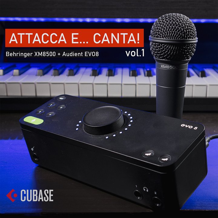 Attacca e ...canta vol. 1 - XM8500 e EVO8 (vers. Cubase 12) product image (1)
