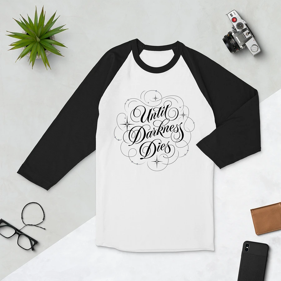 Until Darkness Dies (swirls design) Fine Jersey Raglan Tee product image (35)